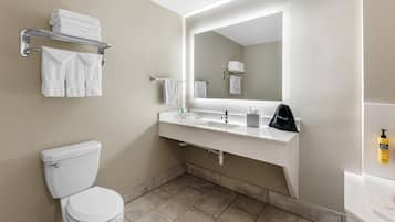 Presidential Suite, 1 King Bed, Non Smoking, Jetted Tub | Bathroom | Eco-friendly toiletries, hair dryer, towels, soap