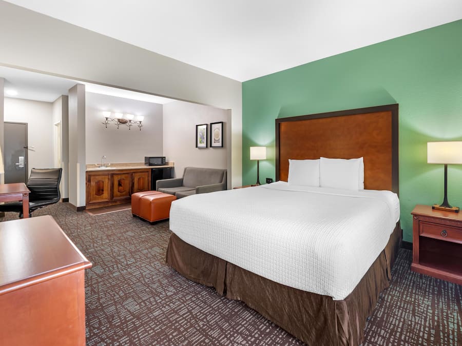 Standard Room, 1 King Bed, Non Smoking | Pillow-top beds, desk, laptop workspace, iron/ironing board