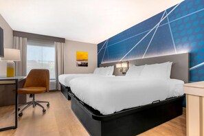 Suite, 2 Queen Beds, Non Smoking | Premium bedding, desk, soundproofing, iron/ironing board