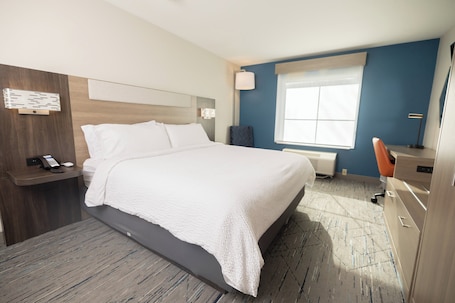 Escritorio y espacio para trabajar con laptop . Holiday Inn Express Hotel & Suites Frackville by IHG