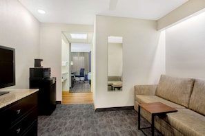 Premium bedding, down duvets, pillow-top beds, in-room safe
