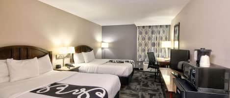 Room, 2 Queen Beds, Non Smoking | Premium bedding, down comforters, pillowtop beds, in-room safe