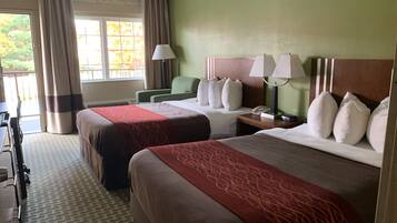 Double Room, 2 Double Beds, Non Smoking | View from room