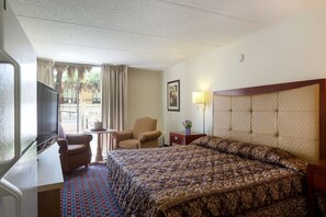 Deluxe Room, 1 King Bed, Non Smoking, Pool View (or Courtyard View) | View from room