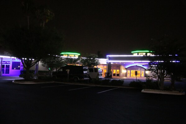 Front of property - evening/night