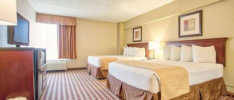 Desk, blackout curtains, iron/ironing board, free WiFi