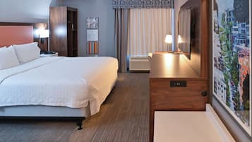 1 kingsize-seng, ikke-røyk, tilpasset funksjonshemmede | Safe på rommet, strykejern/-brett og barnesenger (inkludert)