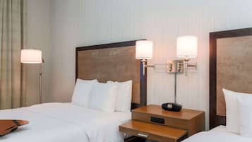 Room, 2 Double Beds, Non Smoking | Premium bedding, in-room safe, blackout drapes, iron/ironing board