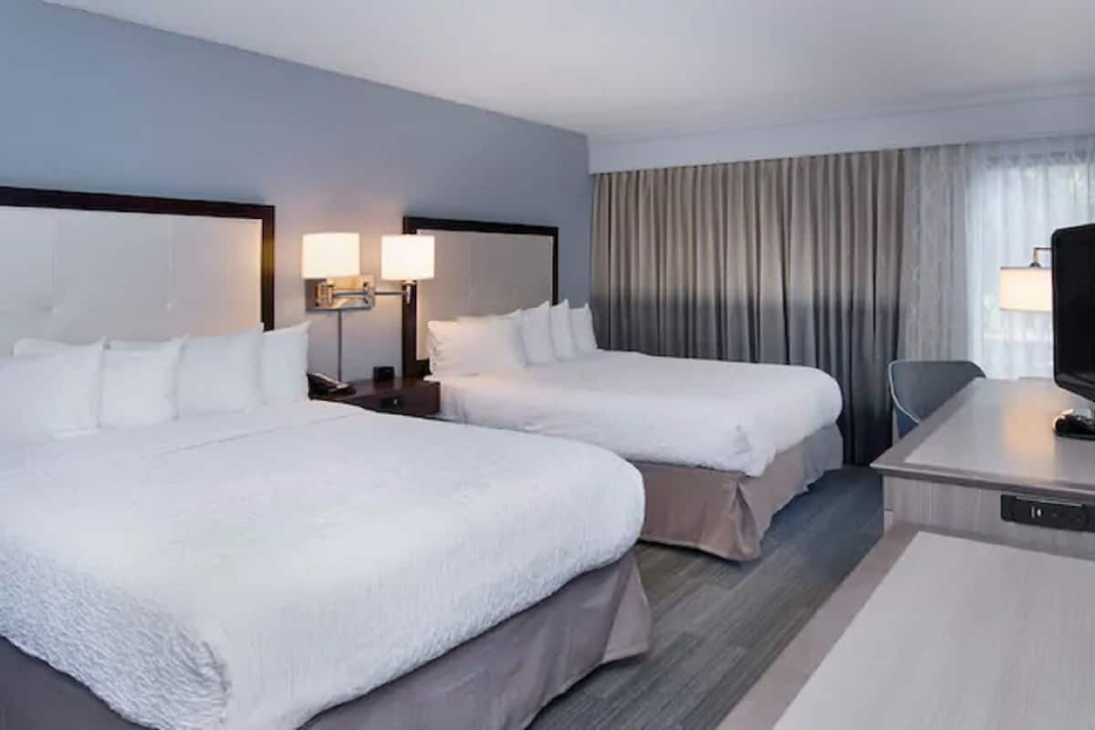 in-room safe, desk, blackout curtains, iron/ironing board