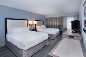 Room, 2 Queen Beds, Non Smoking | In-room safe, desk, blackout drapes, iron/ironing board