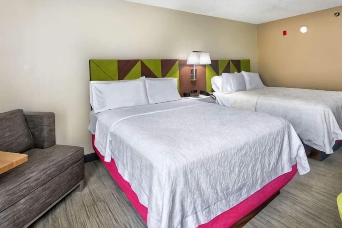 Blackout curtains, iron/ironing board, free WiFi, bed sheets