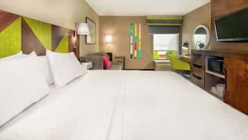 Habitación, 1 cama de matrimonio grande, accesible para personas con discapacidad, no fumadores | Cortinas opacas, tabla de planchar con plancha, wifi gratis