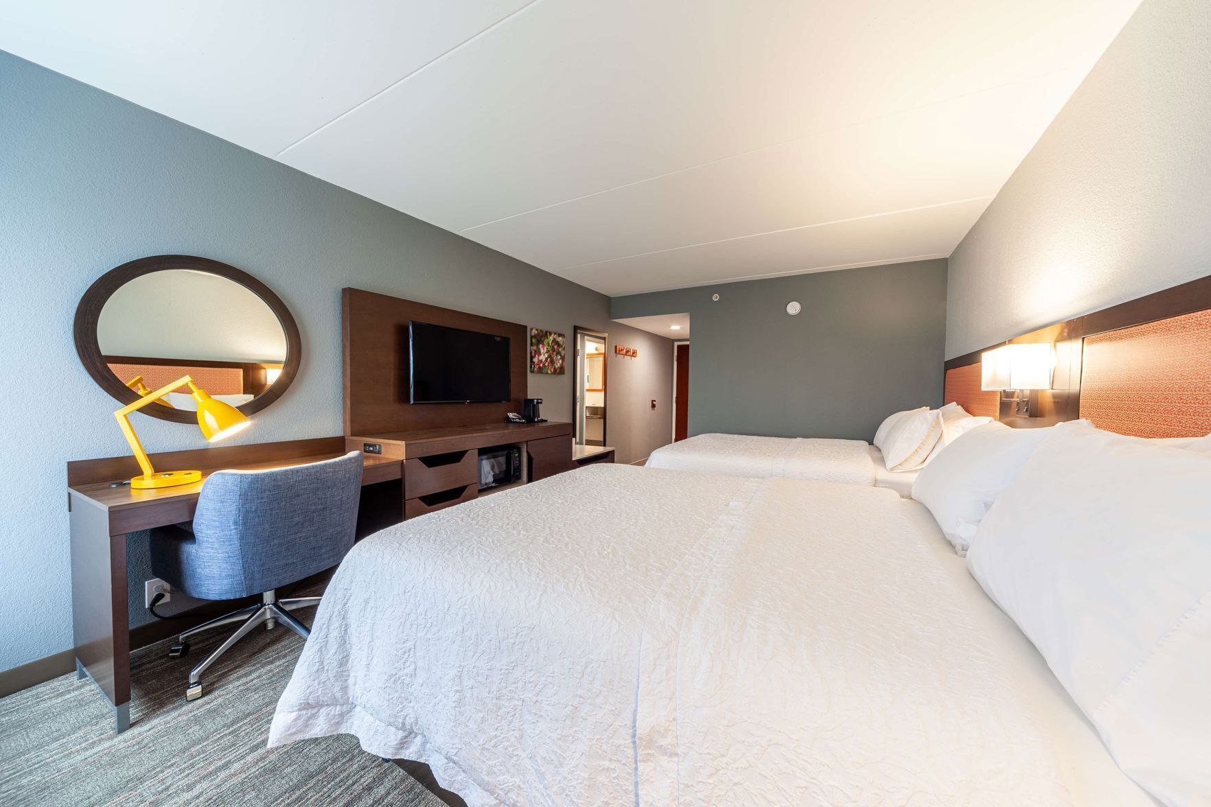 Premium bedding, pillowtop beds, in-room safe, individually furnished