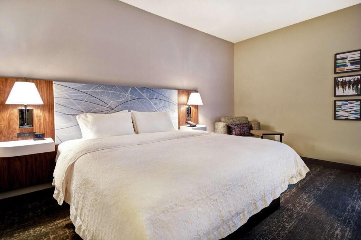 Premium bedding, down comforters, pillowtop beds, in-room safe