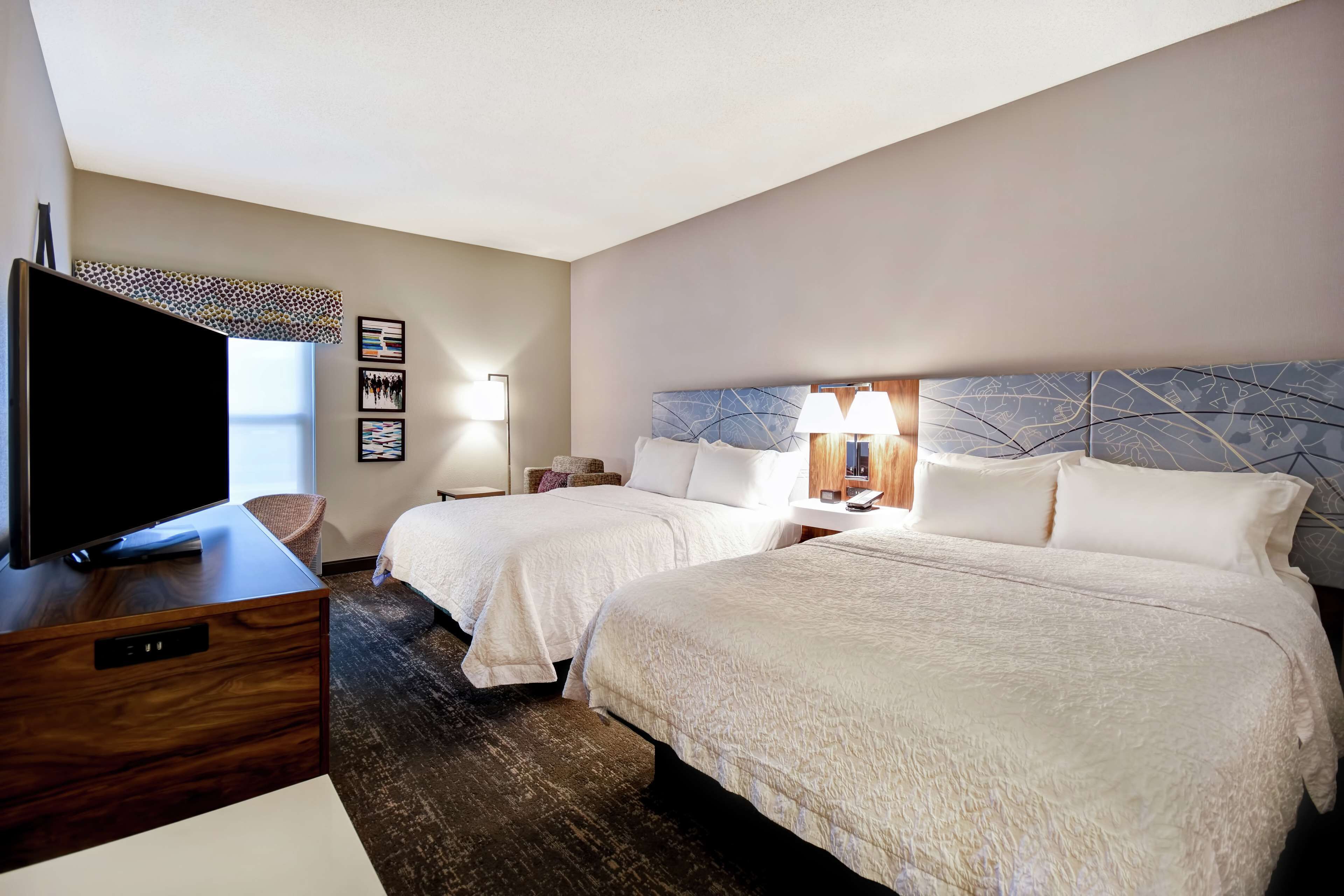 room, 2 double beds, non smoking | premium bedding, down duvets, pillow-top beds, in-room safe