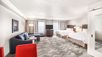 In-room safe, desk, laptop workspace, iron/ironing board