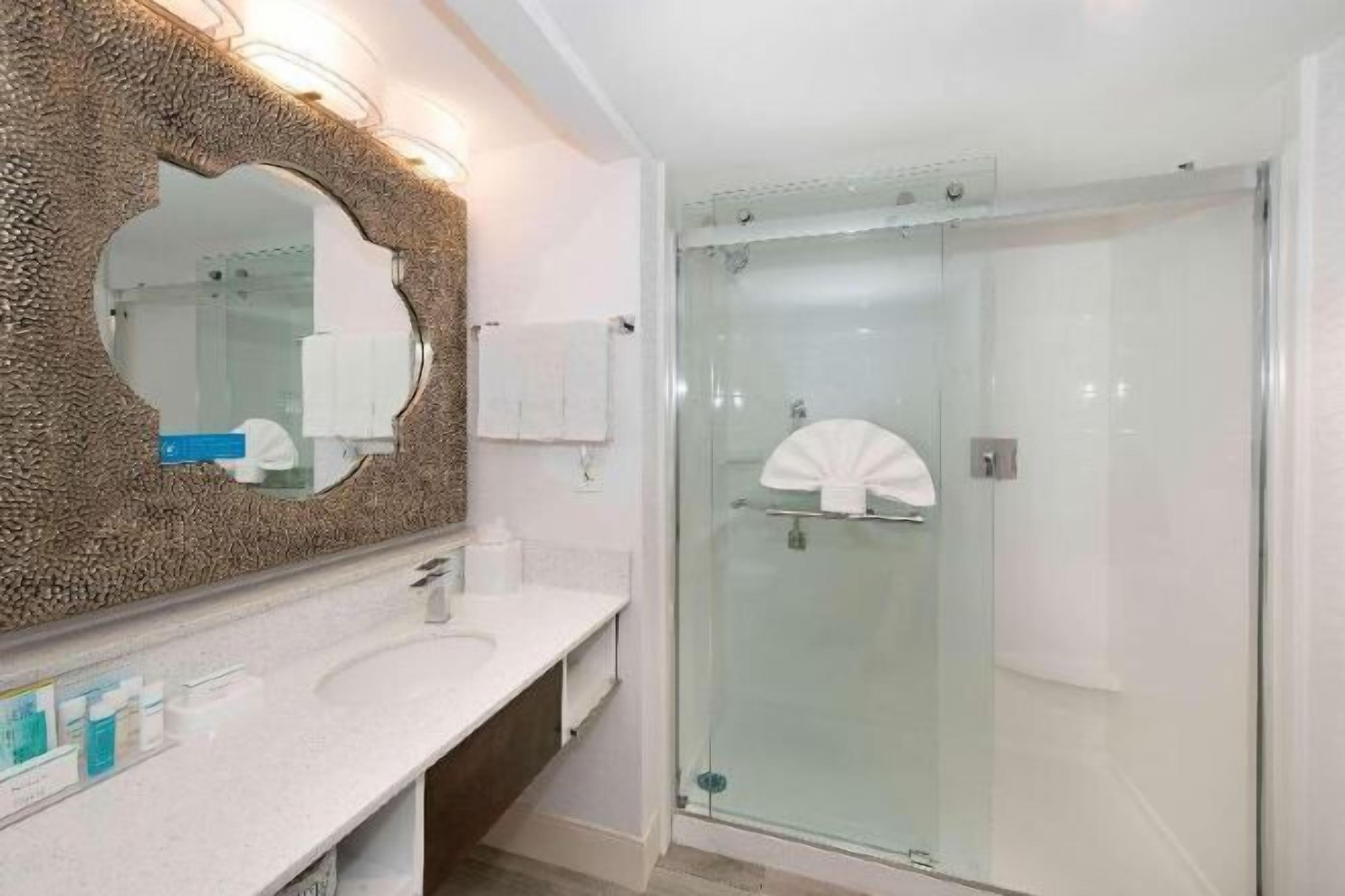 Bathroom | Combined shower/tub, free toiletries, hair dryer, towels