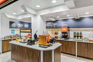 Free daily buffet breakfast