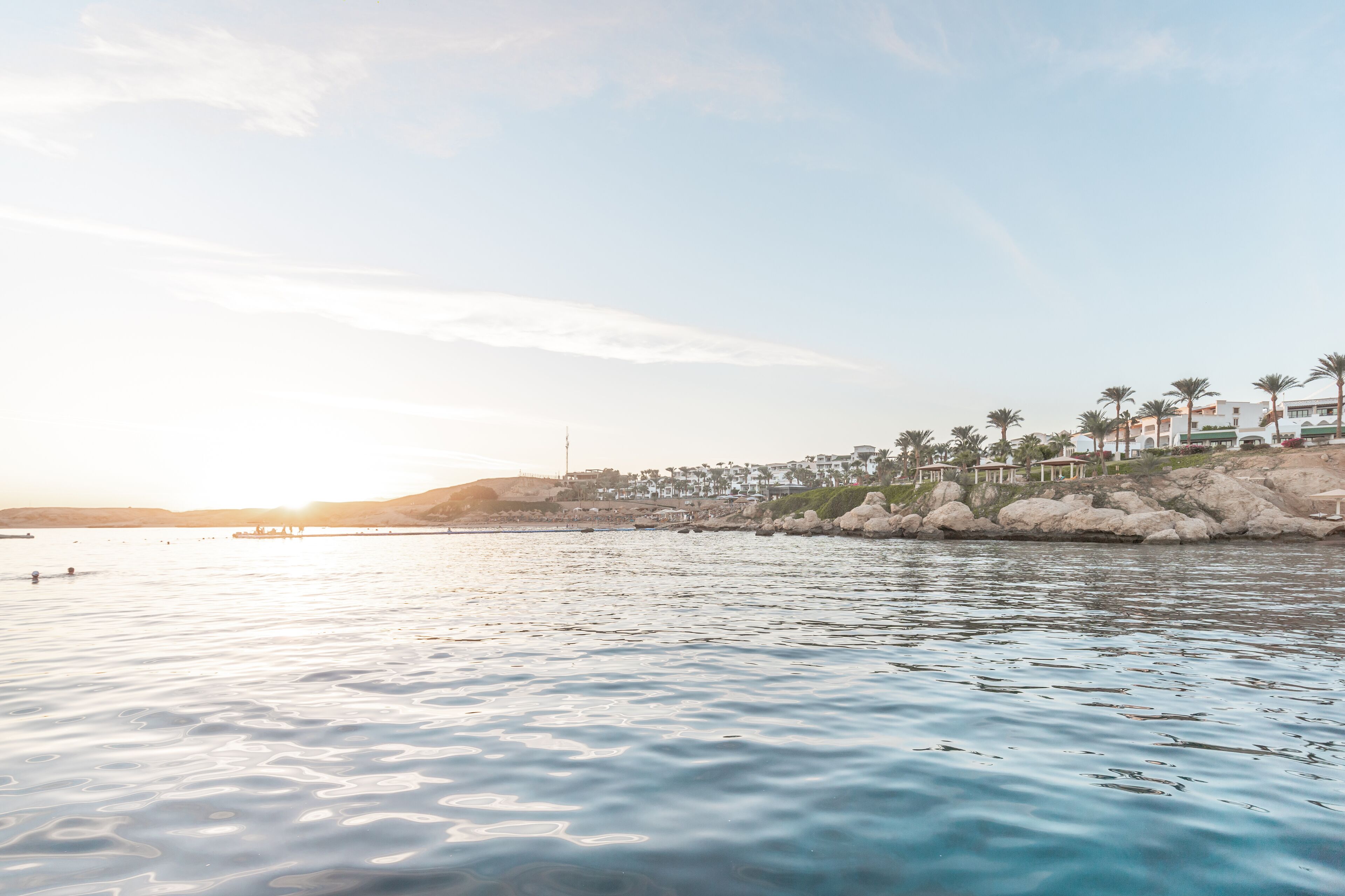 on the beach, free beach cabanas, sun-loungers, beach umbrellas