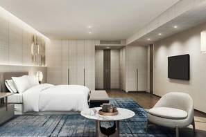 Literie de qualité, couette en duvet, lit avec matelas à plateau-coussin
