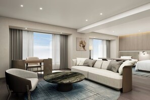 Literie de qualité, couette en duvet, lit avec matelas à plateau-coussin