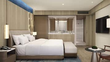 Premier Suite, 1 King Bed, Non Smoking | Premium bedding, down duvets, pillow-top beds, minibar