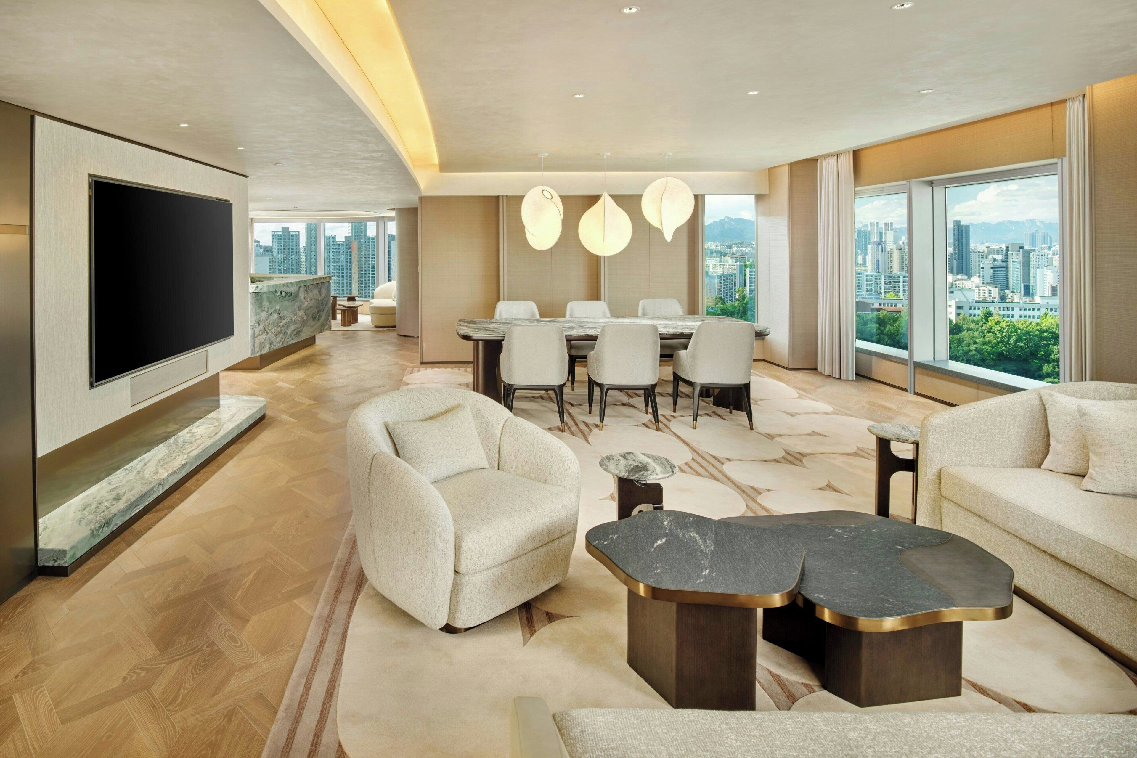 Presidential Suite, 1 King Bed, Non Smoking | Premium bedding, down duvets, pillow-top beds, minibar