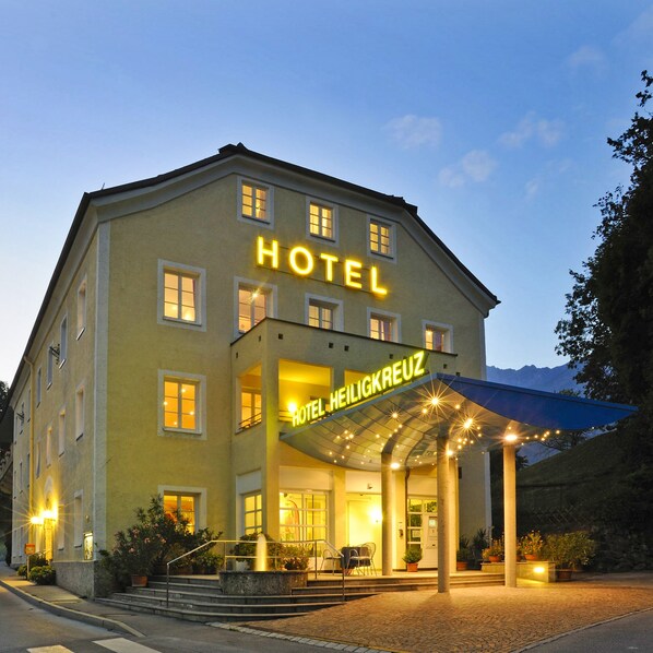 Front of property – evening/night