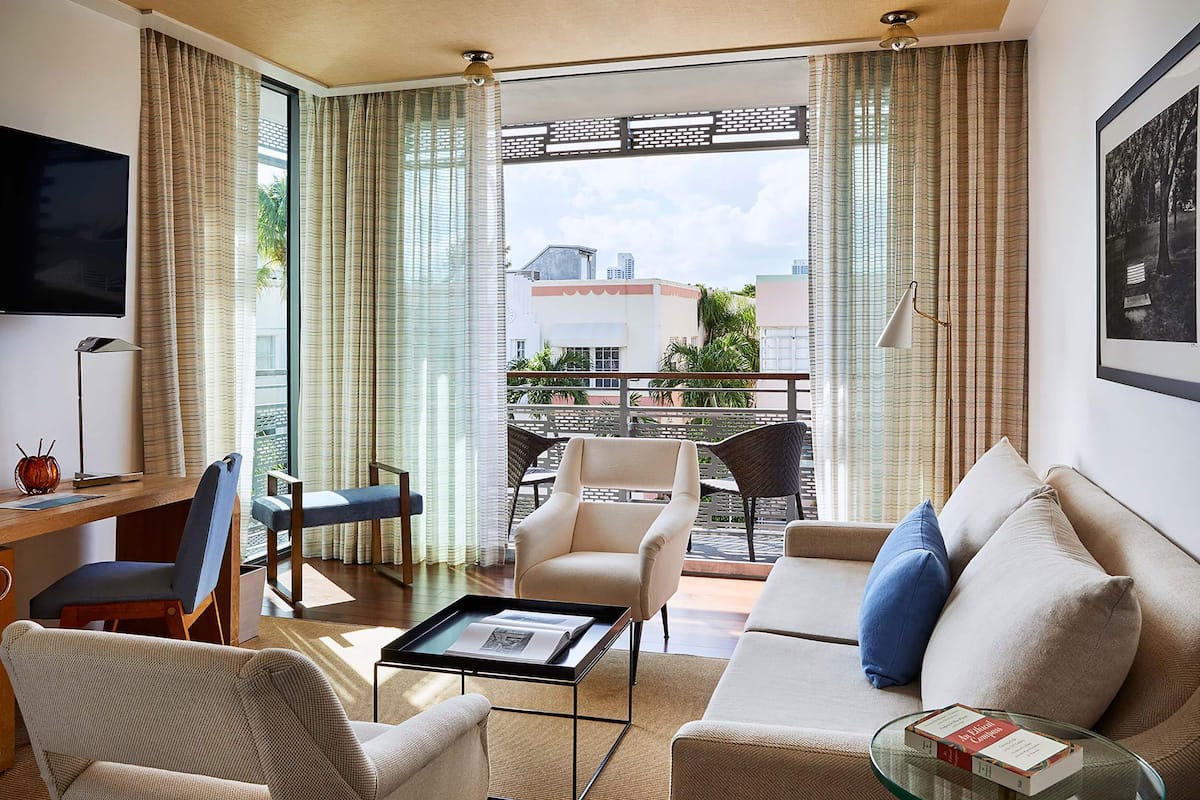 betsy balcony suite | view from room