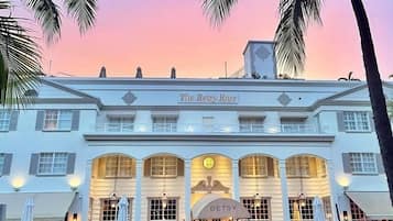 Overnatningsstedets facade