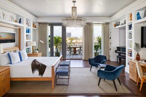 Appartement Penthouse (Skyline) | Draps italiens de Frette, literie de qualité, minibar