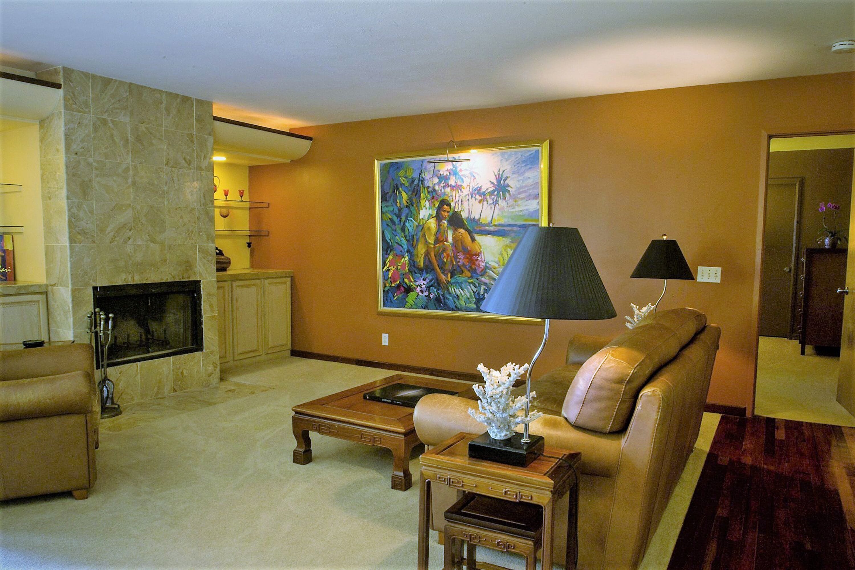 Luxury Suite, 1 Bedroom, Lanai, Ocean View | Living room