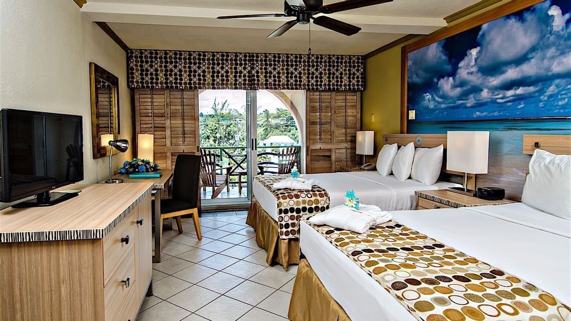 In-room safe, iron/ironing board, free cribs/infant beds, free WiFi