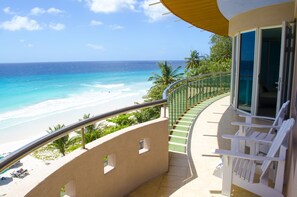 Luxury Oceanfront Suite, 2 Bedrooms, Balcony | Balcony - Accra Beach Hotel & Spa (Rockley)