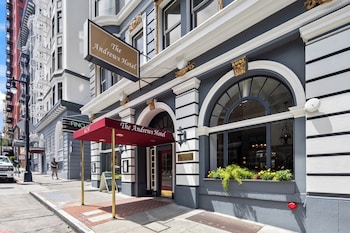 Hotel exterior and entrance at The Andrews Hotel