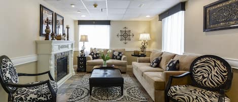 Sala de estar en el lobby