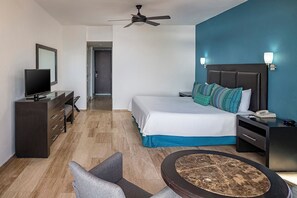 Luxe beddengoed, een kluis op de kamer, een strijkplank/strijkijzer