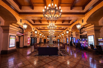 Hotel entrance and lobby at Santa Fe Station Hotel & Casino