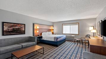 Studiosviitti, 1 suuri parisänky, tupakointi kielletty | Työpöytä, pimennysverhot, silitysrauta/-lauta, ilmaiset vauvansängyt