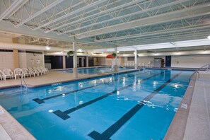 Indoor pool, seasonal outdoor pool