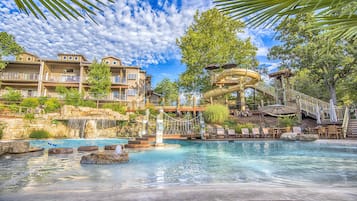 Seasonal outdoor pool, pool umbrellas, sun loungers