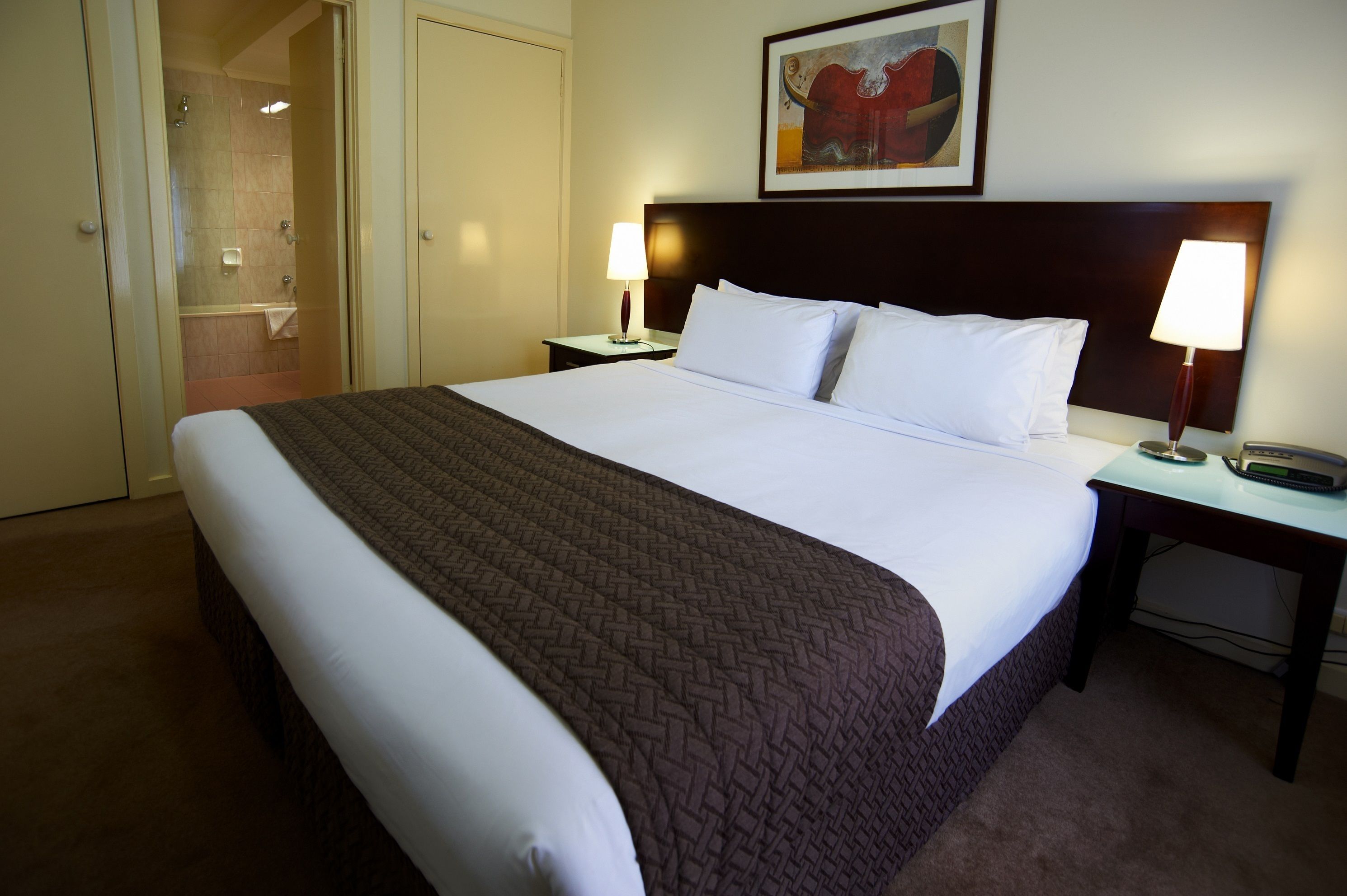 standard two bedroom apartment | desk, iron/ironing board, free cots/infant beds, rollaway beds