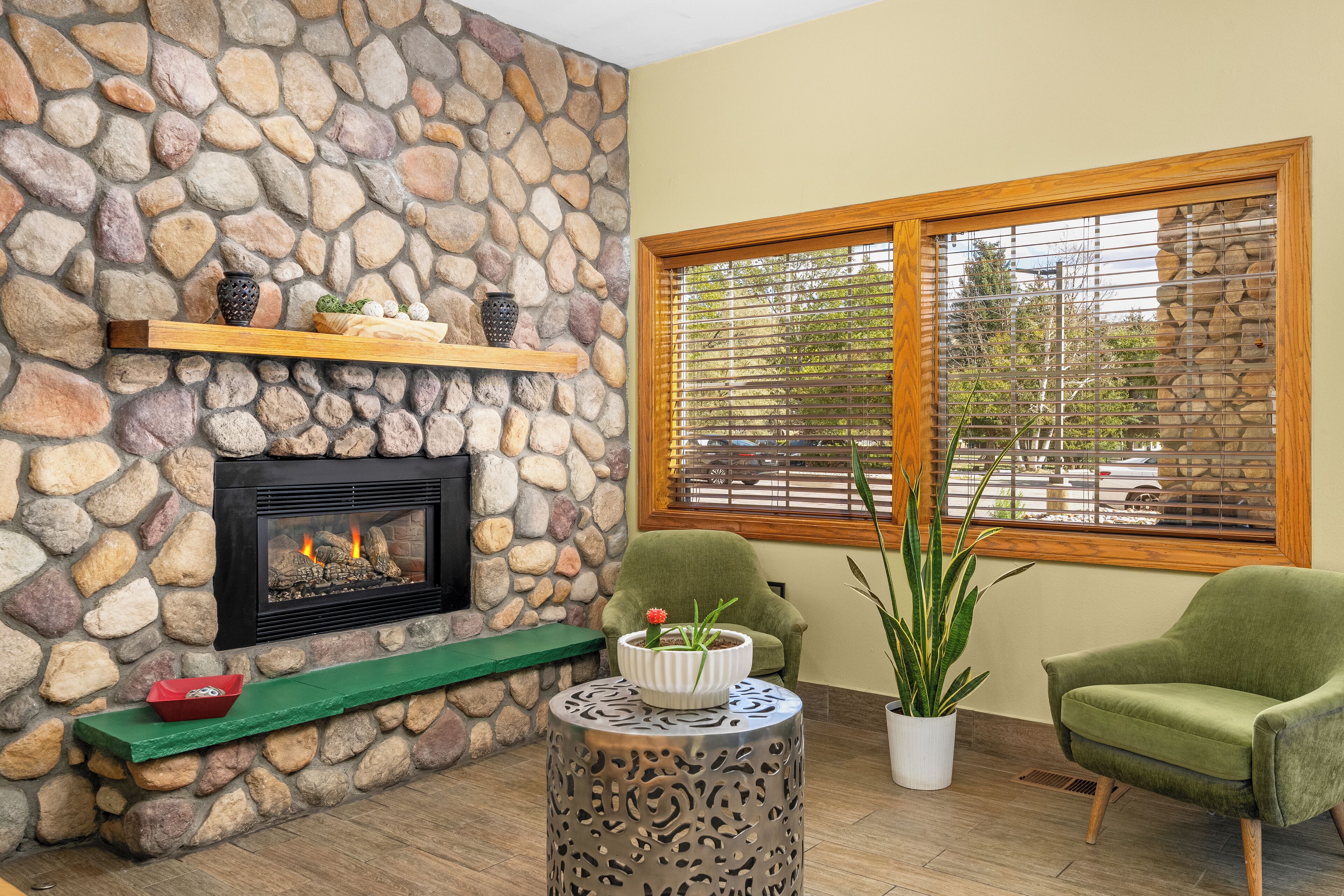 Sitteområde i lobbyen