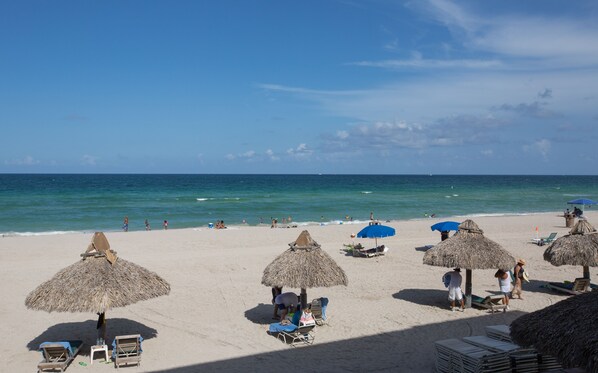 Accommodatie ligt op het strand