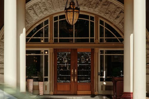 Entrada de la propiedad