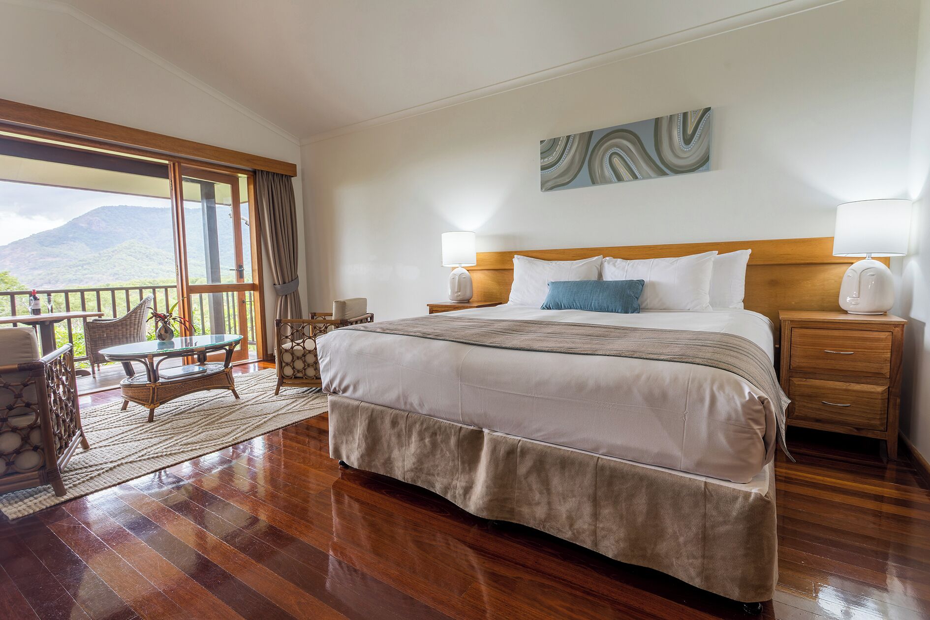 coral sea bungalow | minibar, in-room safe, individually decorated, individually furnished