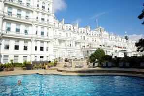 Indoor pool, seasonal outdoor pool, sun loungers