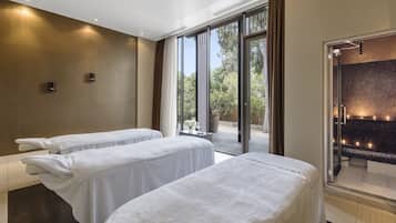 Salas de tratamiento para parejas y baño turco o hammam