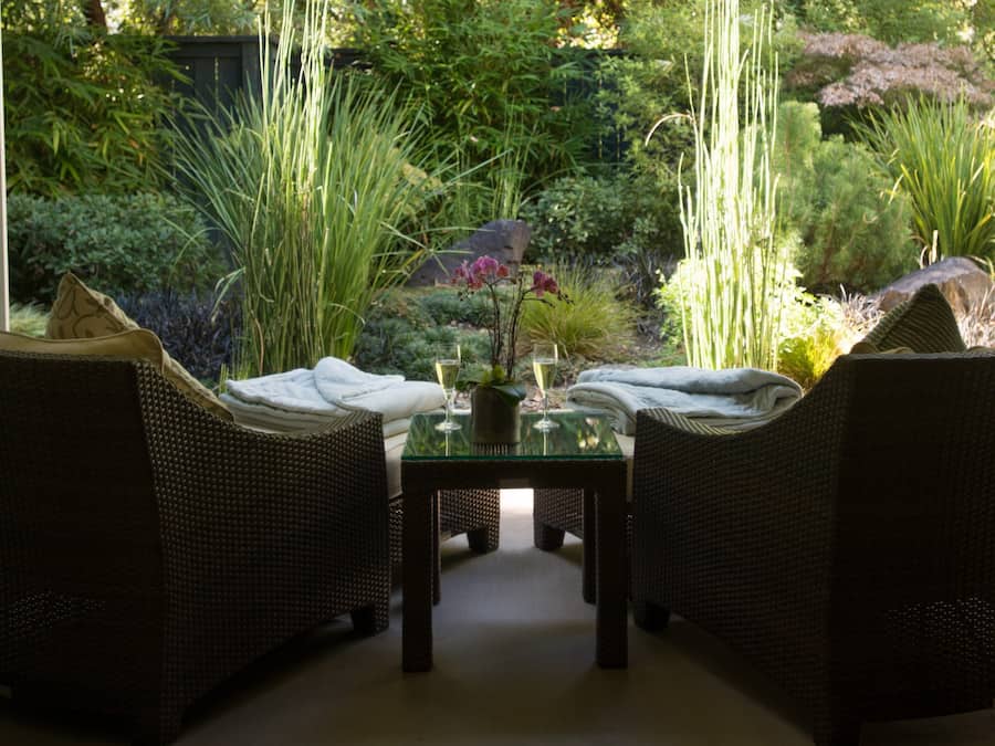 Steam room, body treatments, hot stone massages, deep-tissue massages