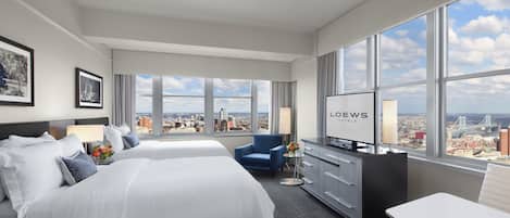 Luxury Room, 2 Double Beds | Premium bedding, pillowtop beds, in-room safe, desk